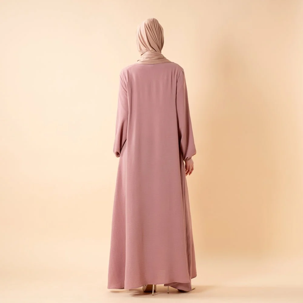 Essential Flow Crepe Maxi Dress with Pockets (MA385) - Image 10