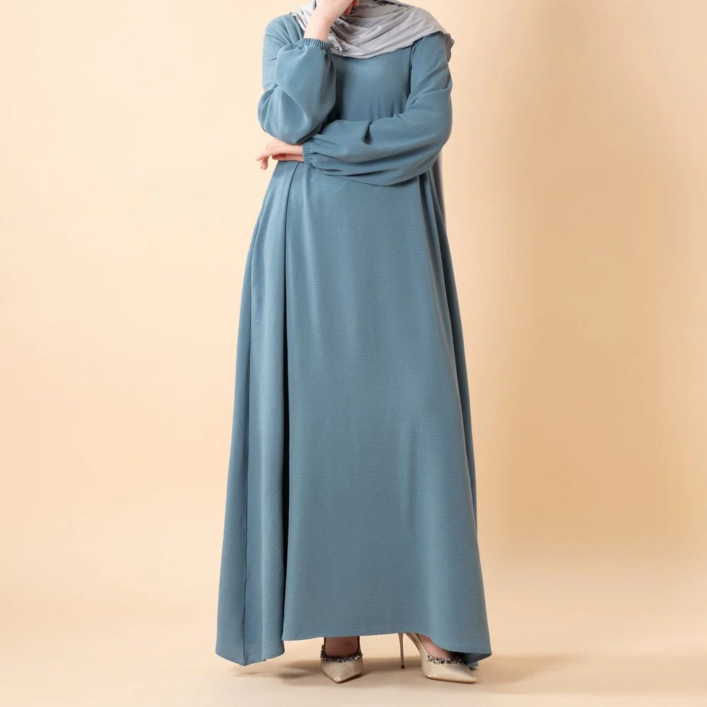 Essential Flow Crepe Maxi Dress with Pockets (MA385) - Image 13