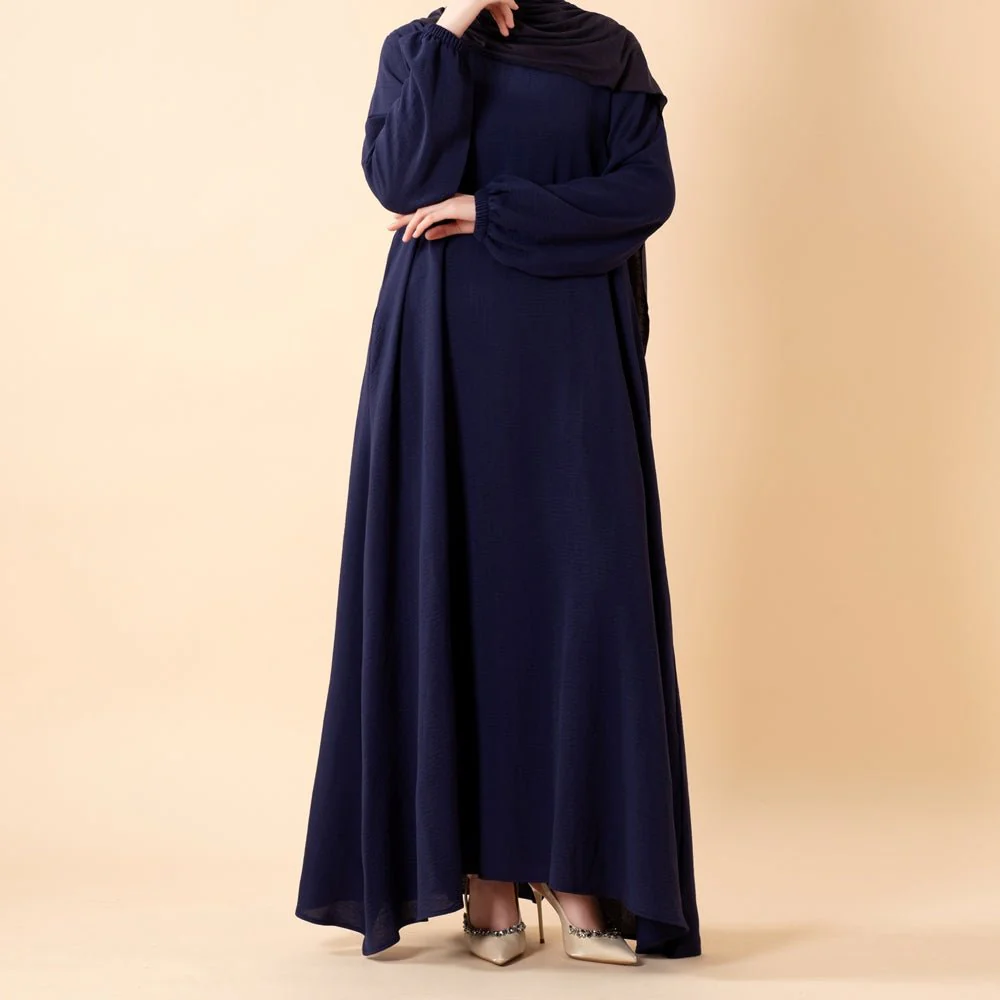 Essential Flow Crepe Maxi Dress with Pockets (MA385) - Image 16