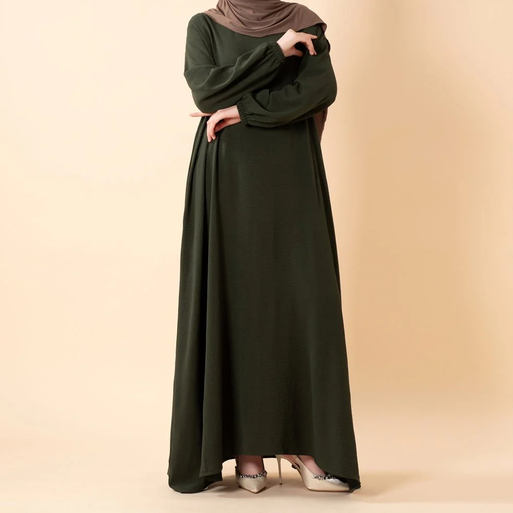 Essential Flow Crepe Maxi Dress with Pockets (MA385) - Image 18