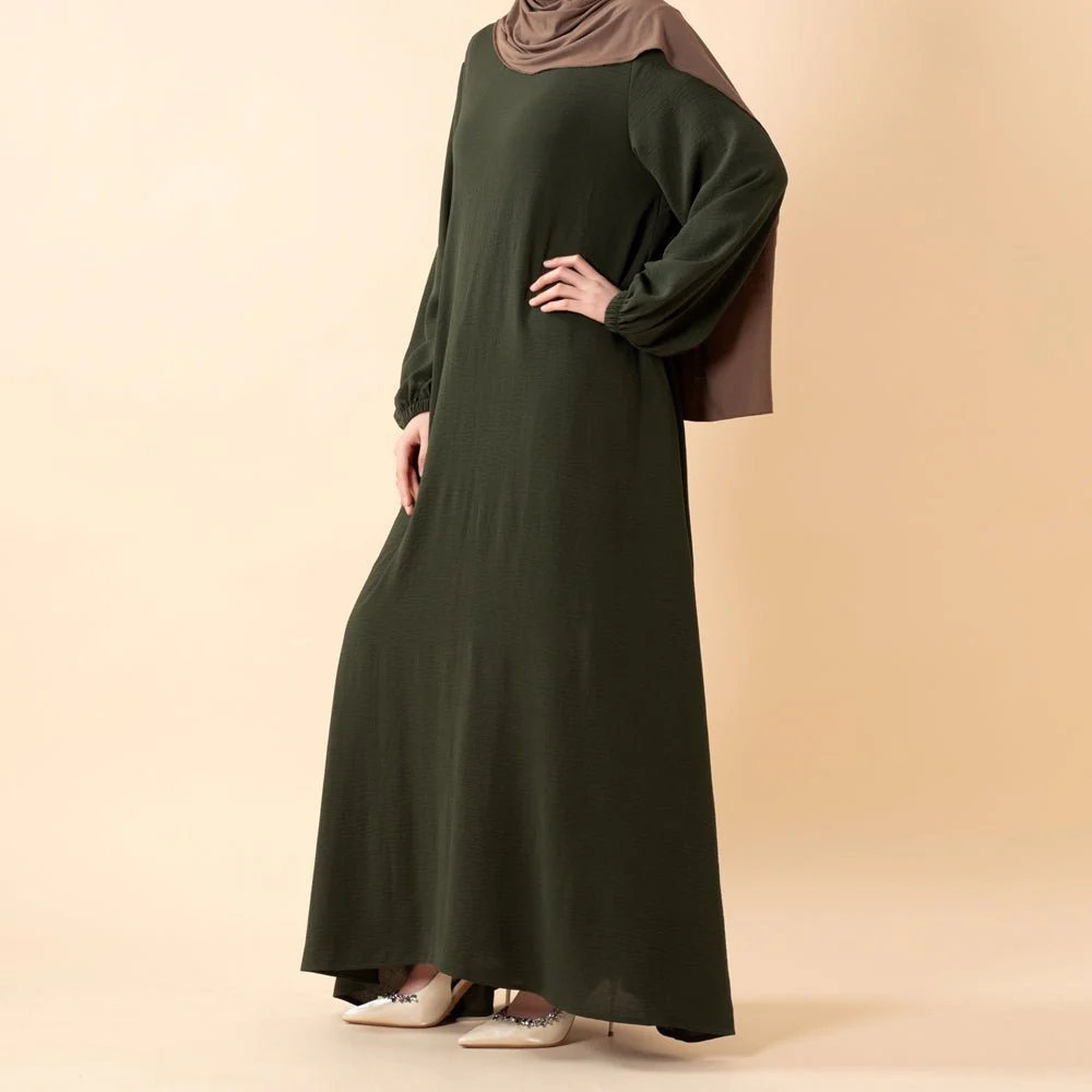 Essential Flow Crepe Maxi Dress with Pockets (MA385) - Image 19