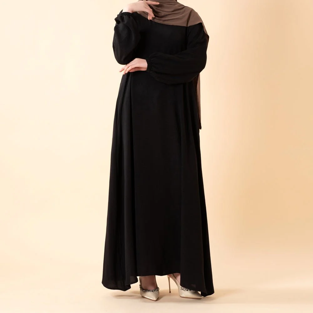 Essential Flow Crepe Maxi Dress with Pockets (MA385) - Image 24