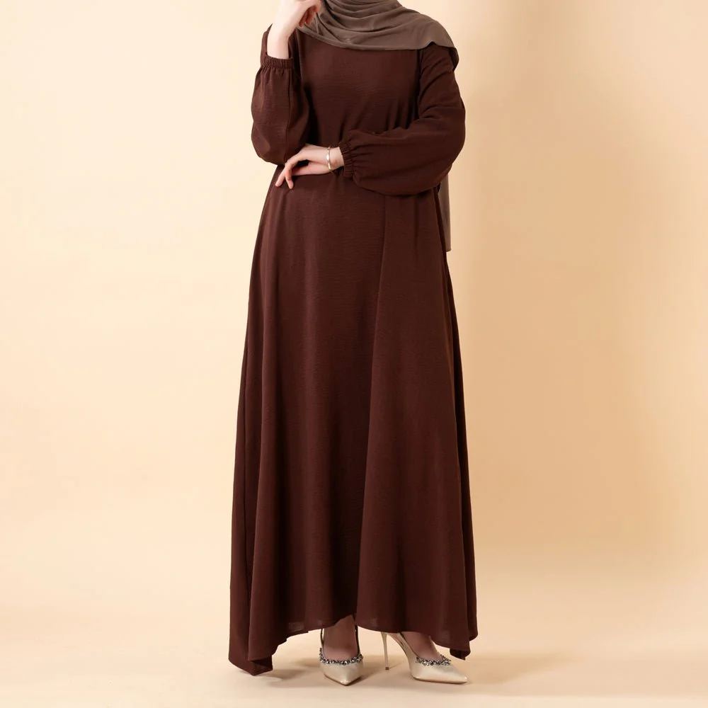 Essential Flow Crepe Maxi Dress with Pockets (MA385) - Image 5