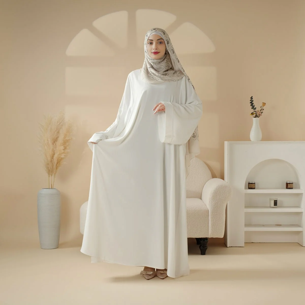 Essential Premium Loose Fit Abaya 2-Piece Set with Versatile Pockets (MA120) - Image 14