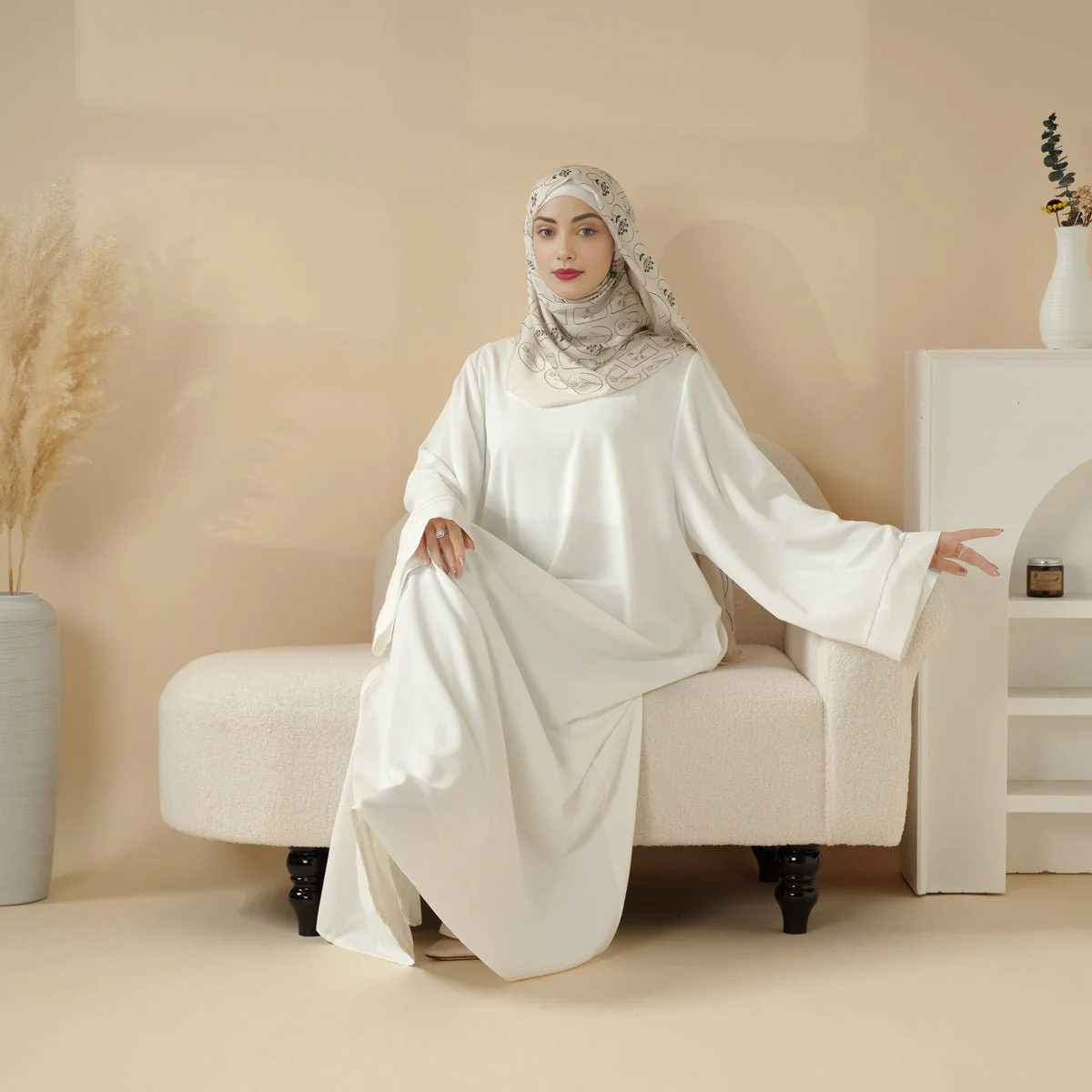 Essential Premium Loose Fit Abaya 2-Piece Set with Versatile Pockets (MA120) - Image 16