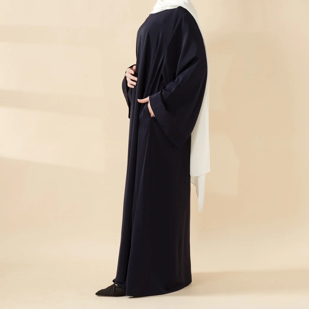 Essential Premium Loose Fit Abaya 2-Piece Set with Versatile Pockets (MA120) - Image 17