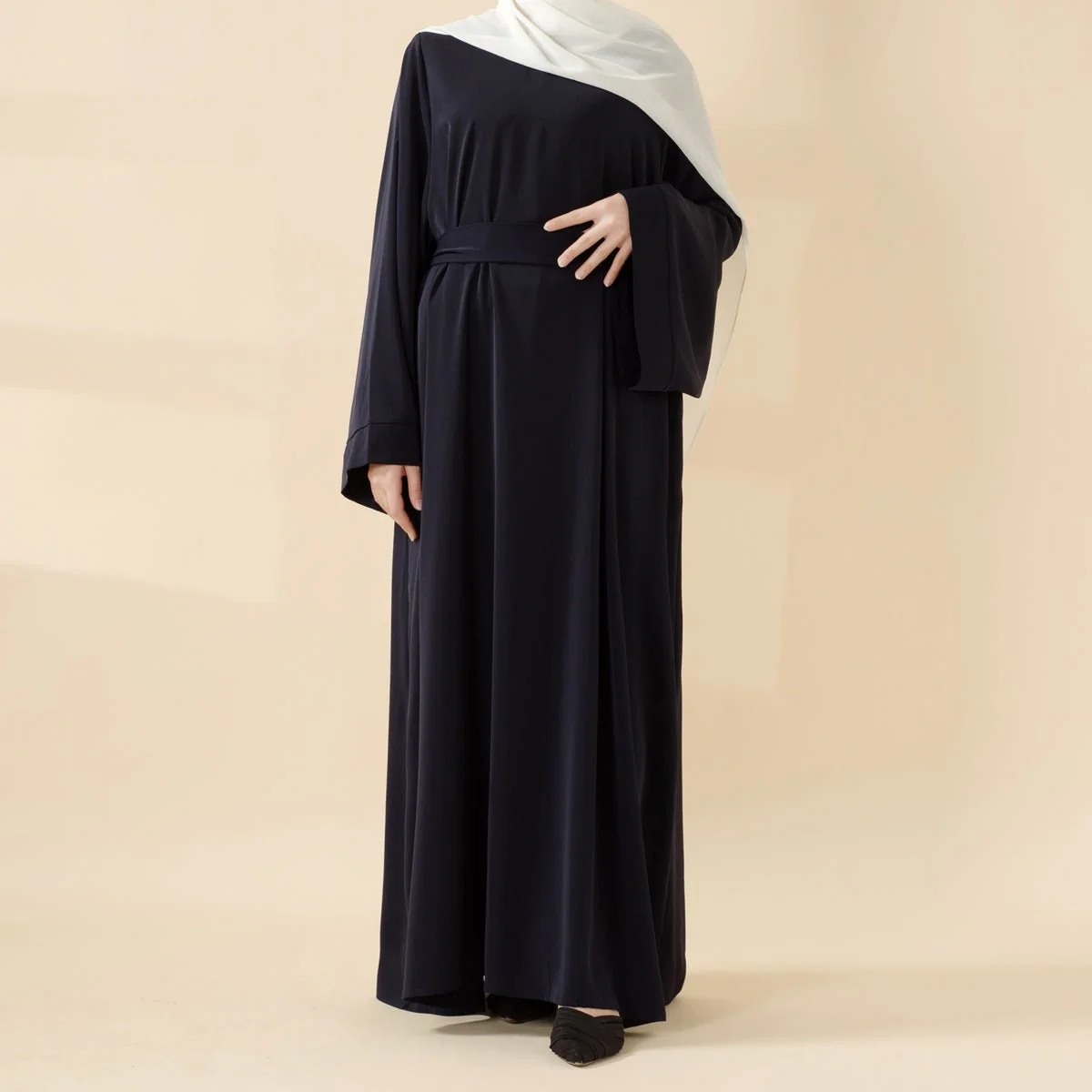 Essential Premium Loose Fit Abaya 2-Piece Set with Versatile Pockets (MA120) - Image 18