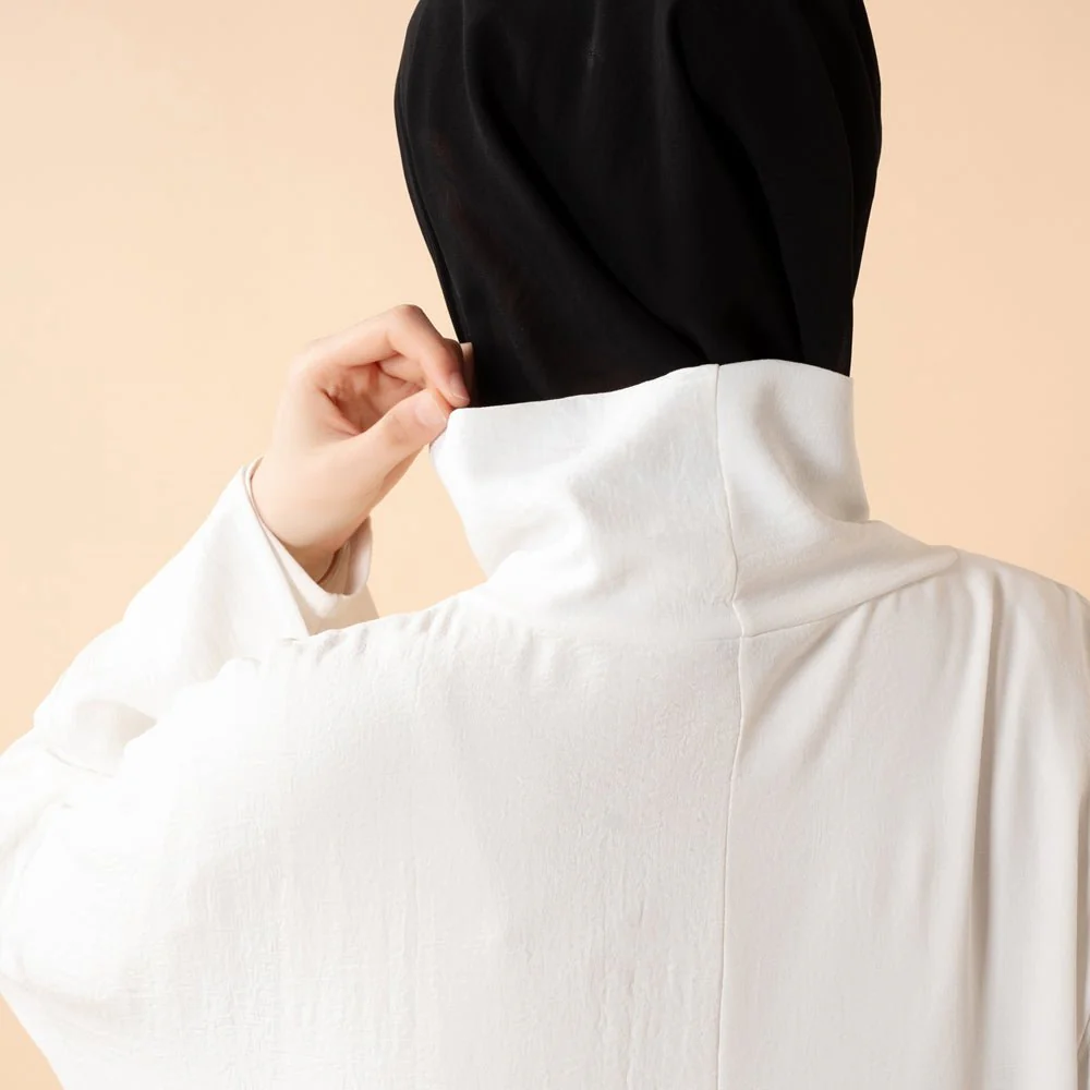 Everyday Crepe Turtleneck Abaya – Relaxed Fit for All Seasons (MA384) - Image 19