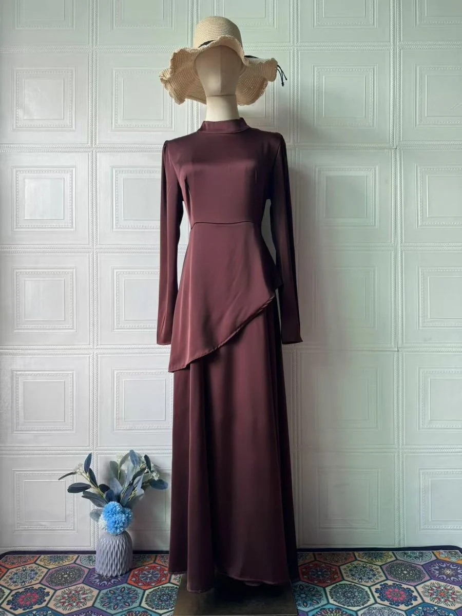 Exotic Long-Sleeve Maxi Dress Abaya (MA216) - Image 9