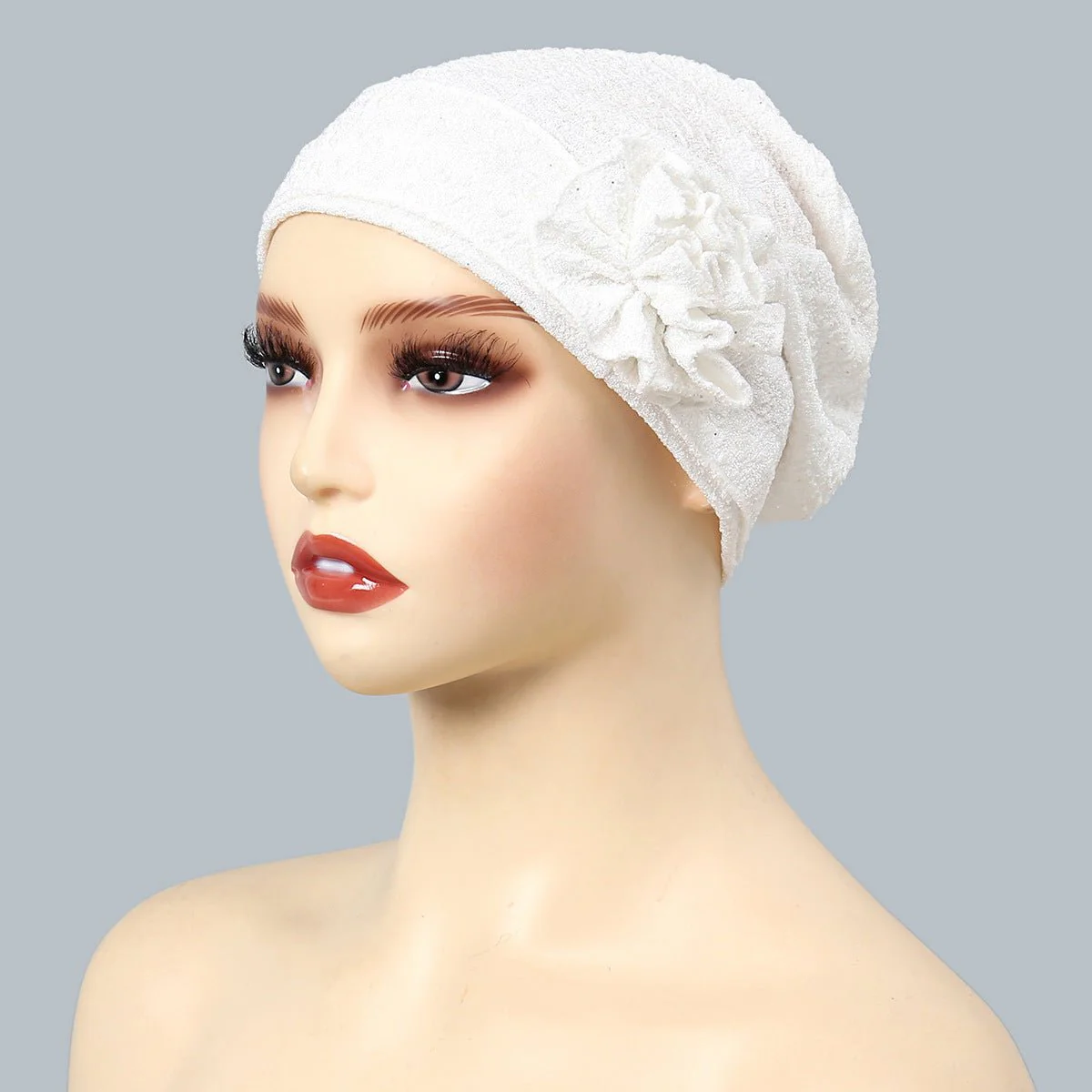Fashion Women Solid Rose Flower Stretch Underscarf（MH112） - Image 13