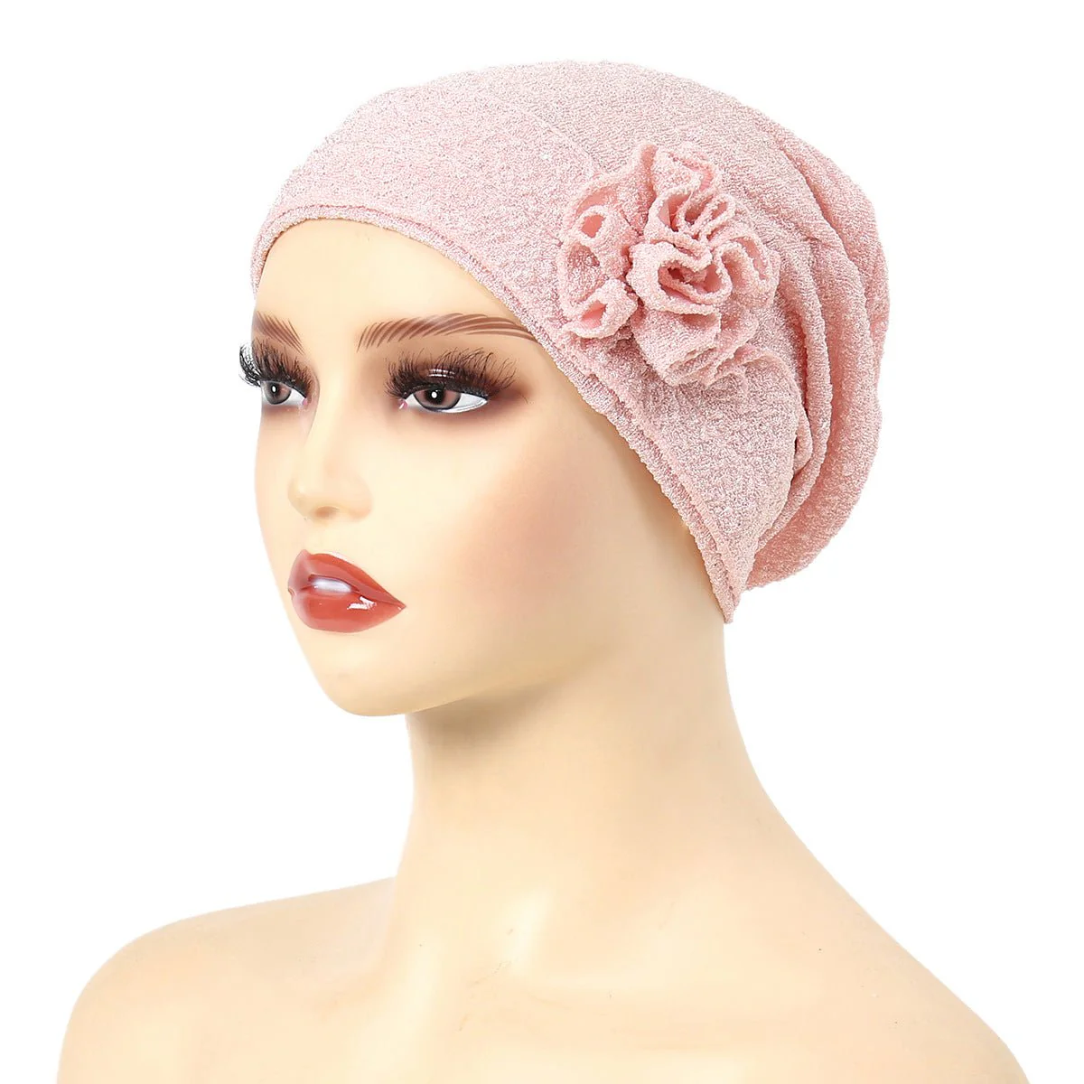 Fashion Women Solid Rose Flower Stretch Underscarf（MH112） - Image 15