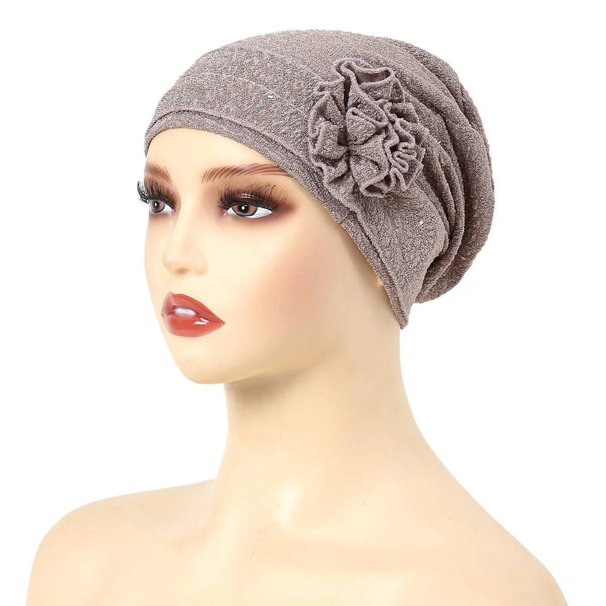Fashion Women Solid Rose Flower Stretch Underscarf（MH112） - Image 18