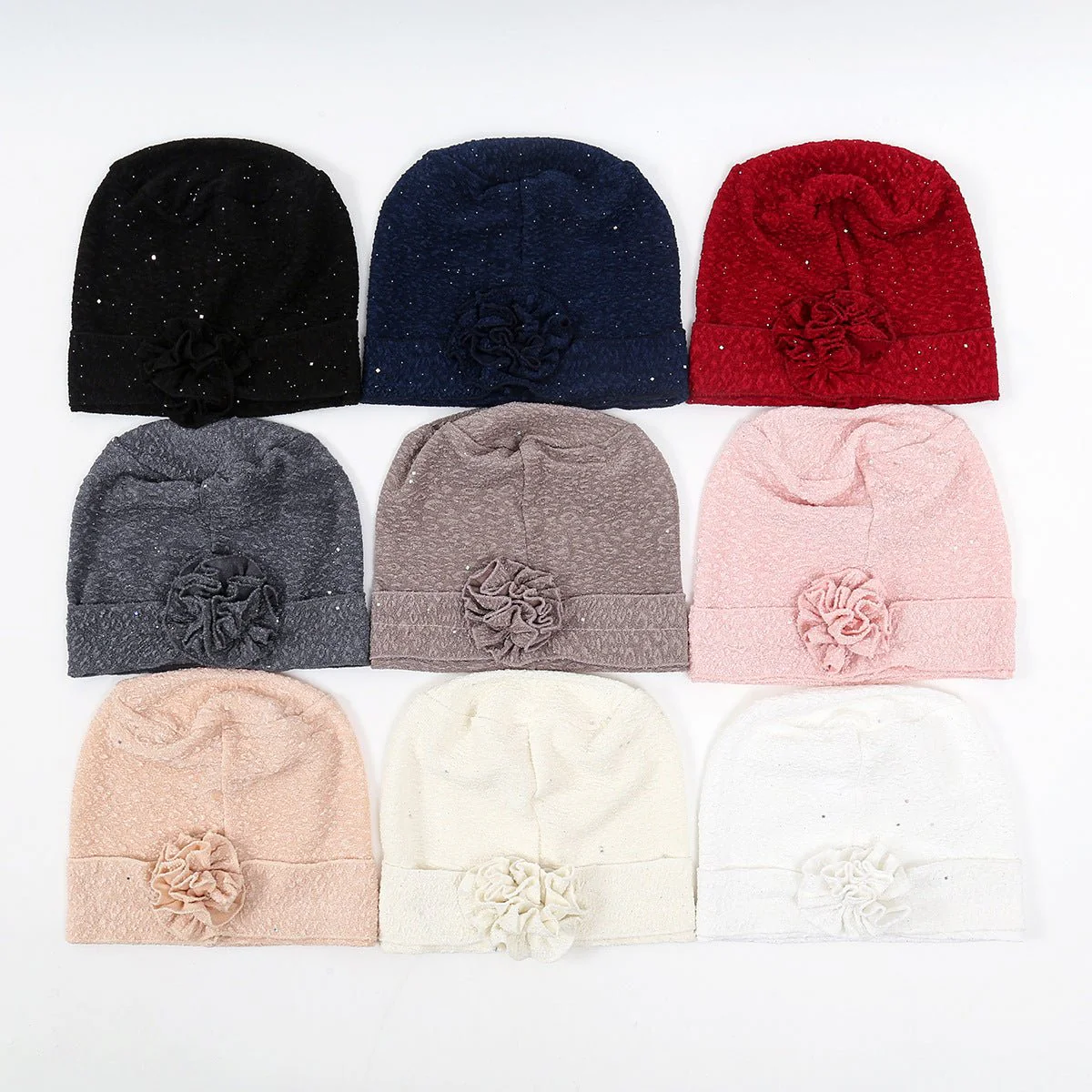 Fashion Women Solid Rose Flower Stretch Underscarf（MH112） - Image 2