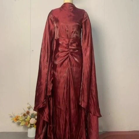 Fitted Waist Maxi Dress(MS285) - Image 4