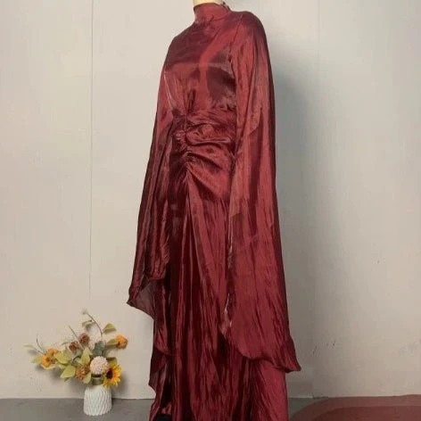Fitted Waist Maxi Dress(MS285) - Image 5