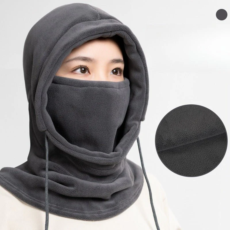 Fleece Hood Balaclava Face Mask | Windproof Neck Warmer for Outdoor Sports(MAC307) - Image 2