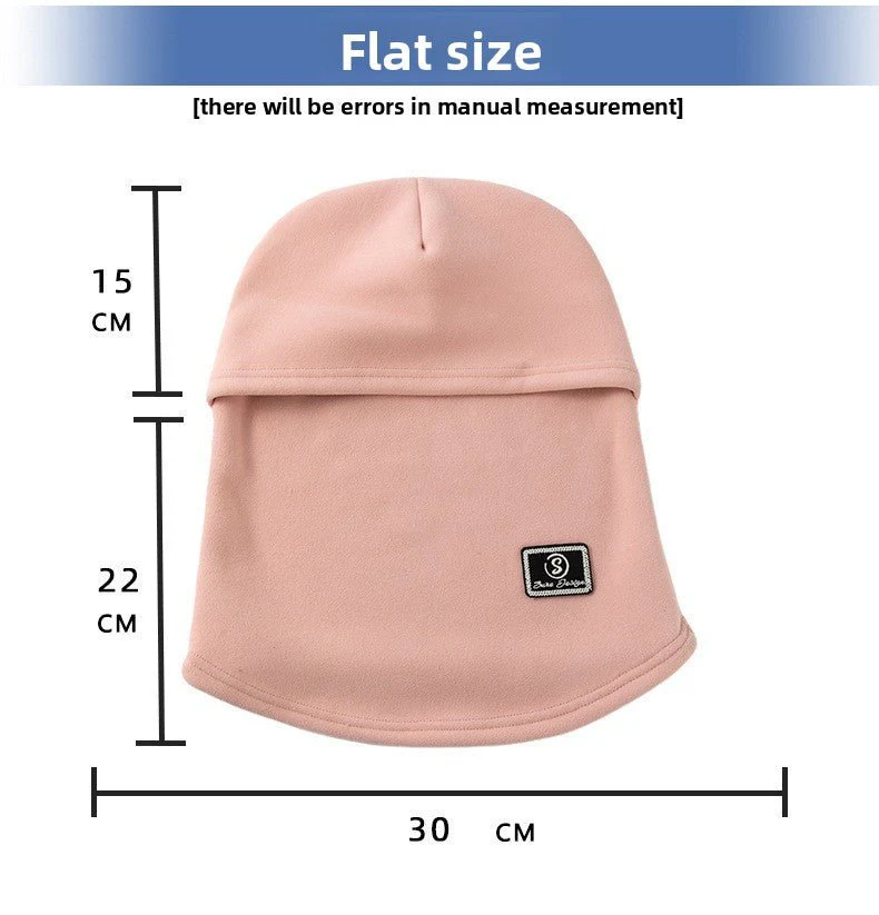Fleece-Lined Face Mask Cap | Windproof Winter Cycling Hood with Ear Protection(MAC308) - Image 9