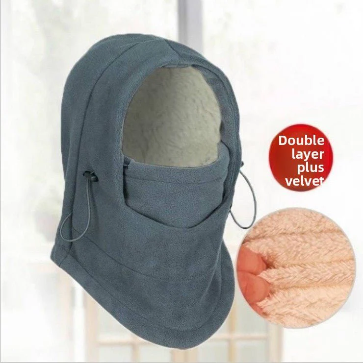 Fleece-Lined Winter Balaclava | Full Face Ski Mask with Adjustable Hood(MAC306) - Image 3