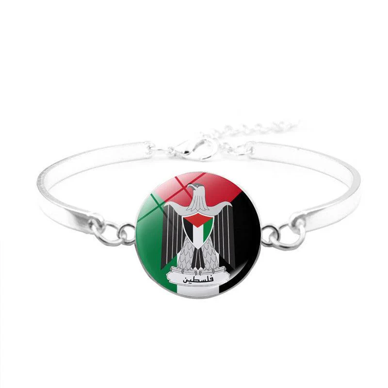 Free Palestine Bracelet | Palestinian Flag Keffiyeh Bracelet (MAC081) - Image 12