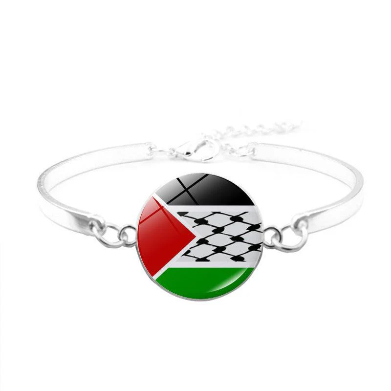 Free Palestine Bracelet | Palestinian Flag Keffiyeh Bracelet (MAC081) - Image 13