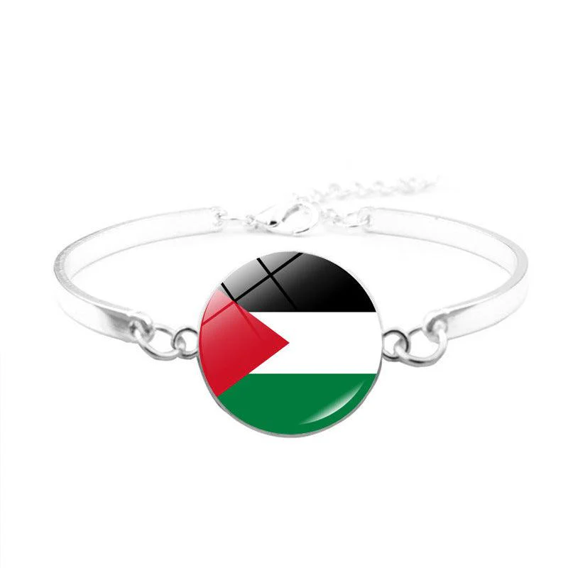Free Palestine Bracelet | Palestinian Flag Keffiyeh Bracelet (MAC081) - Image 8