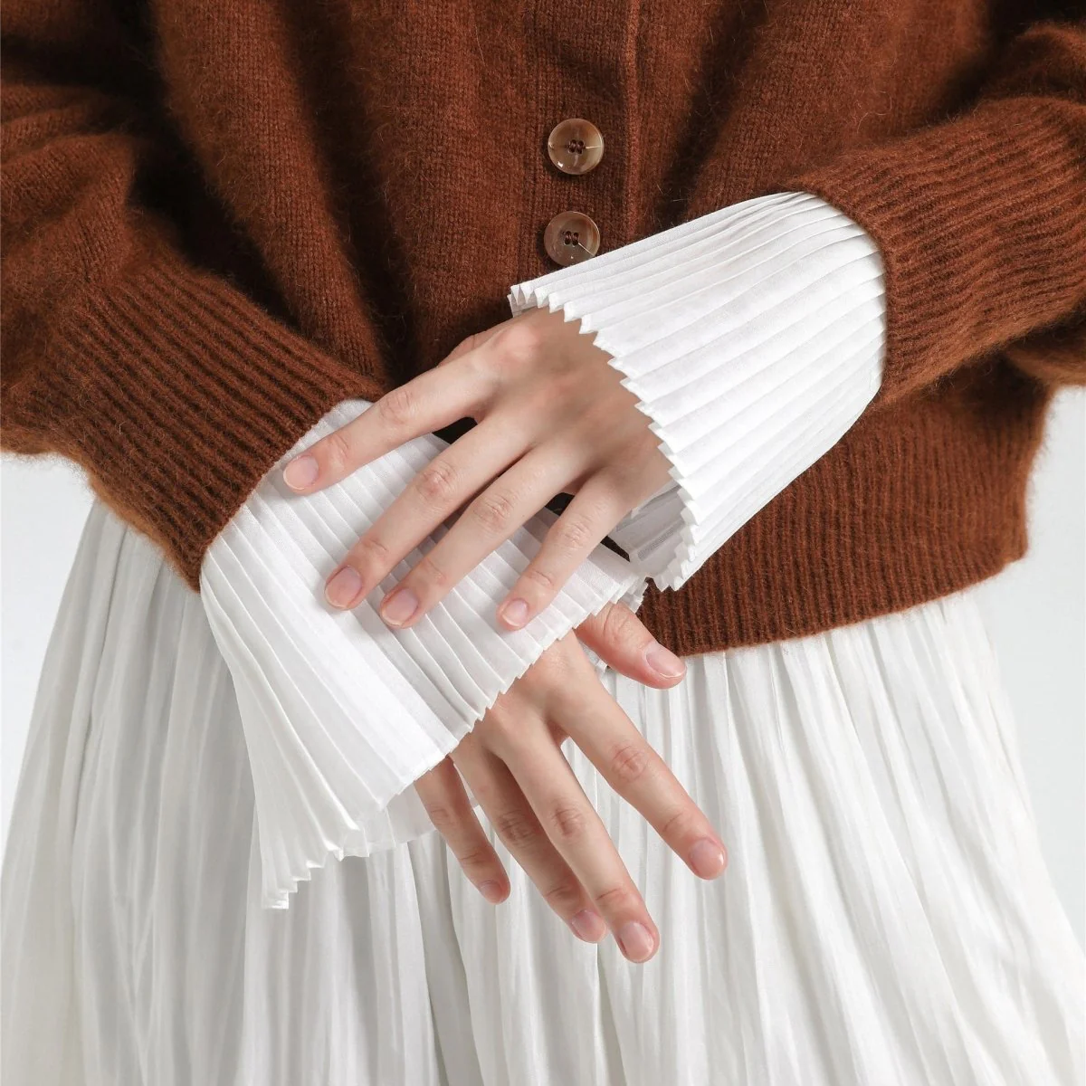 French Pleated Cuff Sleeves (MAC422)