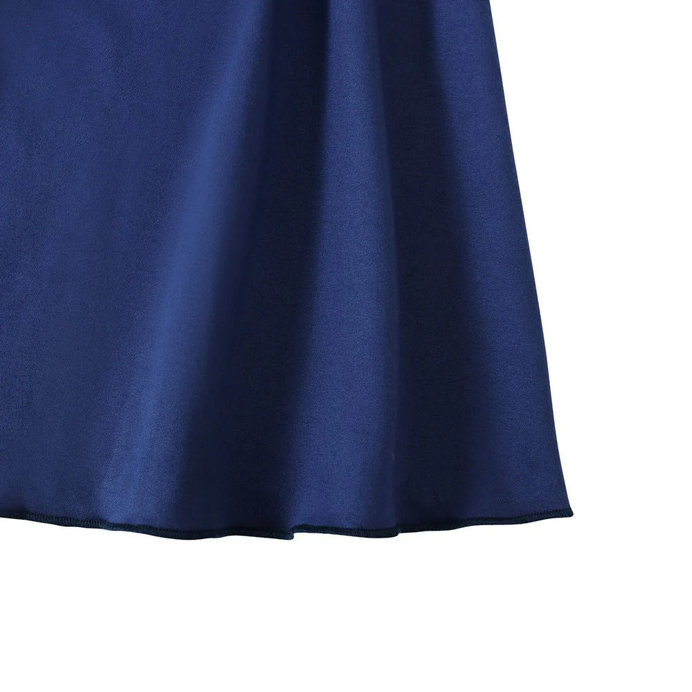 Girls Navy Dress & Hijab Set(MKG024) - Image 10