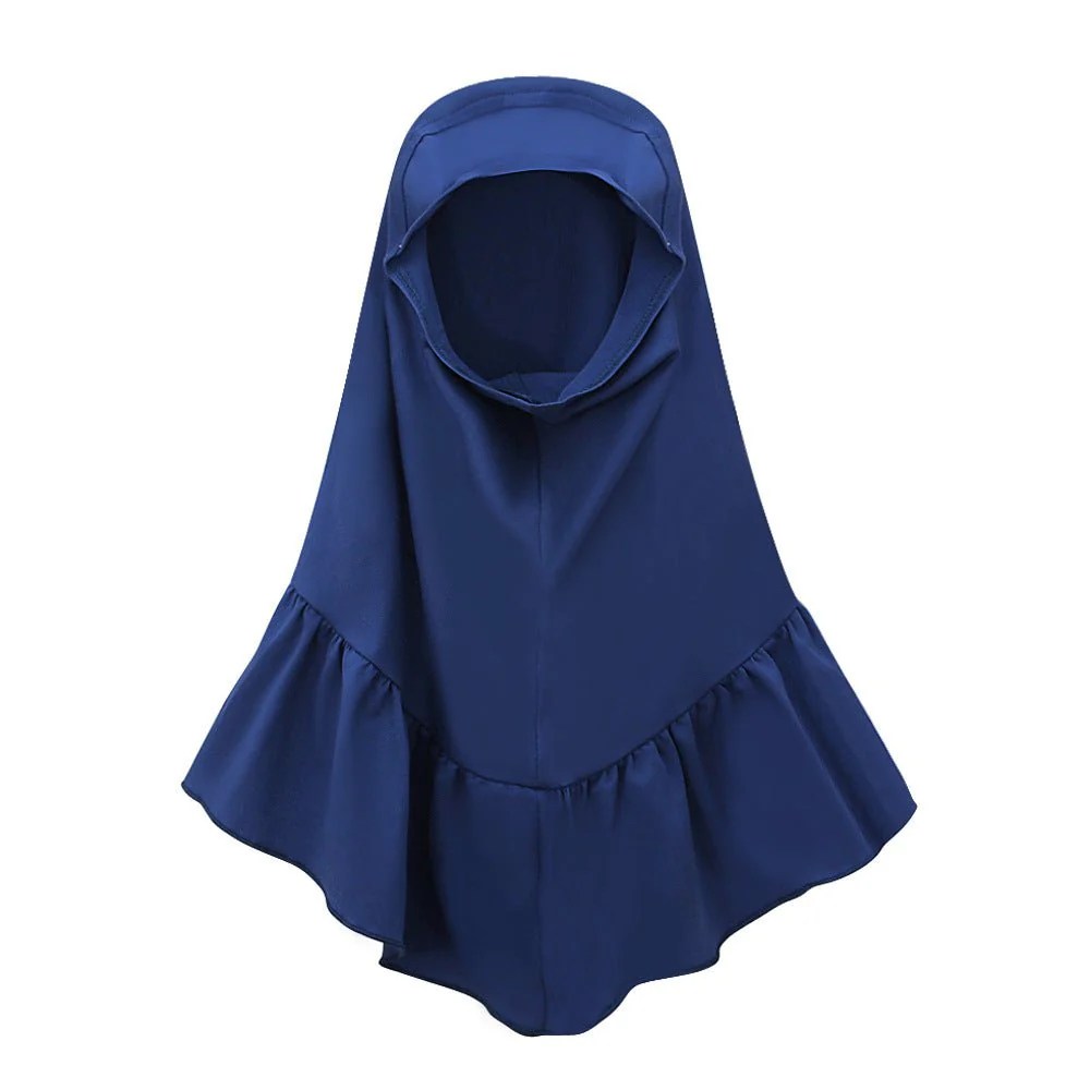 Girls Navy Dress & Hijab Set(MKG024) - Image 6