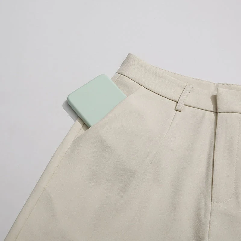 Gold Button Blazer & Straight Leg Pants Set (MS398) - Image 13