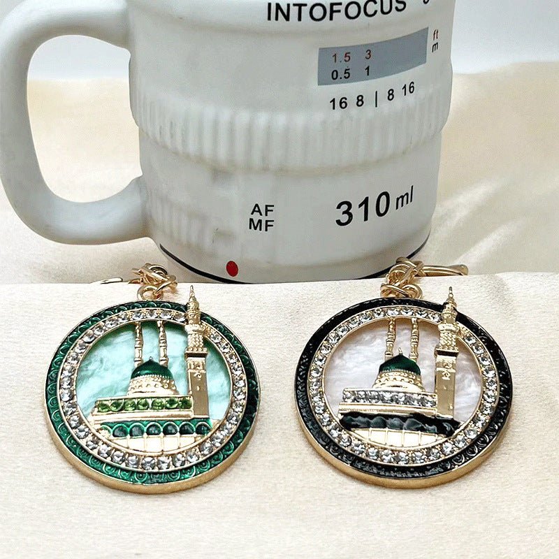 Gold Plated Mosque Of The Prophet Keychain | Masjid an-Nabawi Keychain (MAC214) - Image 4