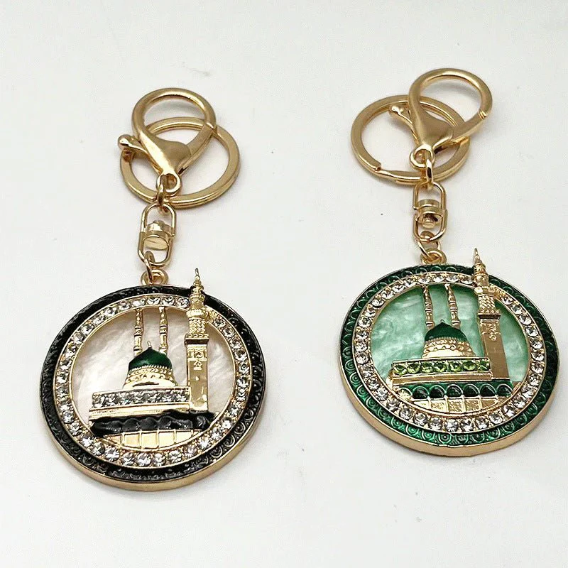 Gold Plated Mosque Of The Prophet Keychain | Masjid an-Nabawi Keychain (MAC214) - Image 5