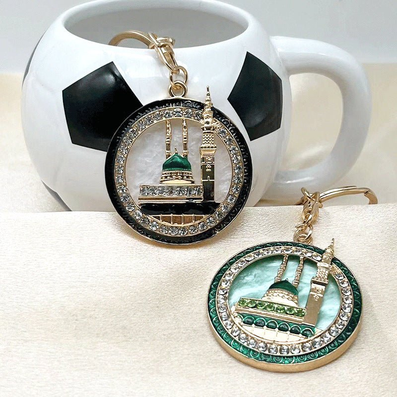 Gold Plated Mosque Of The Prophet Keychain | Masjid an-Nabawi Keychain (MAC214) - Image 8