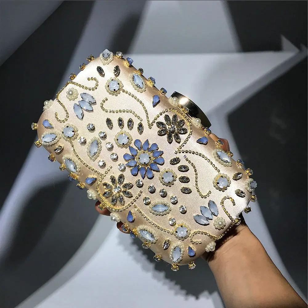 MAC012 Luxury Handbag,Diamond Cheongsam Bag - Image 3