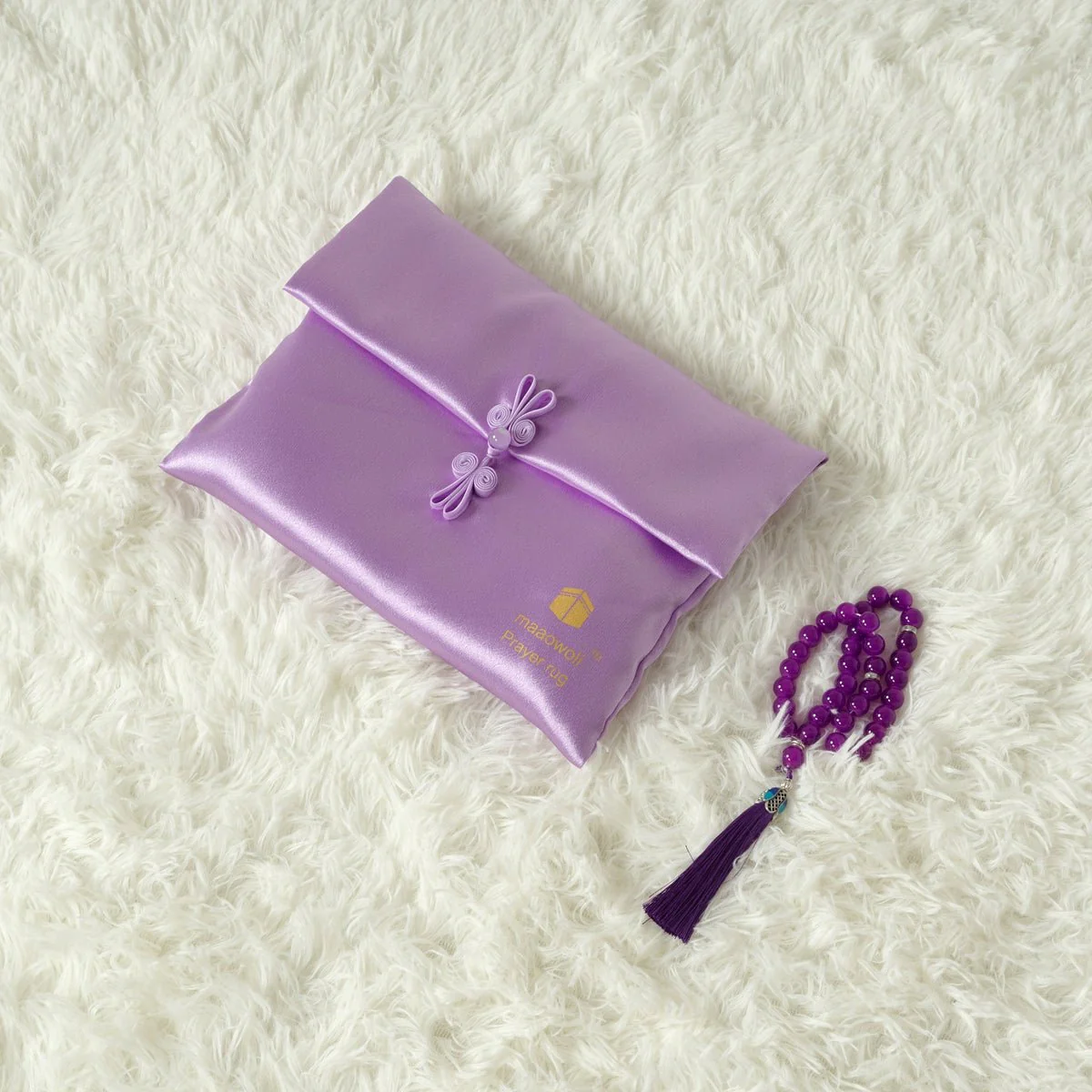 High-End Eco-Friendly New Luxury Prayer Mat and Tasbeeh Set(MR067) - Image 12