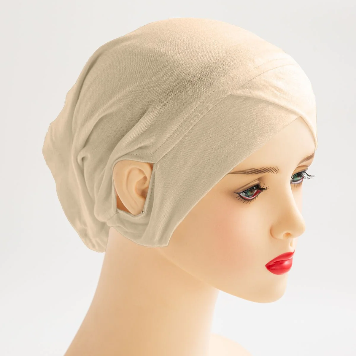 High Stretch Mercerized Cotton Ear-Exposing Inner Cap(MH203) - Image 10