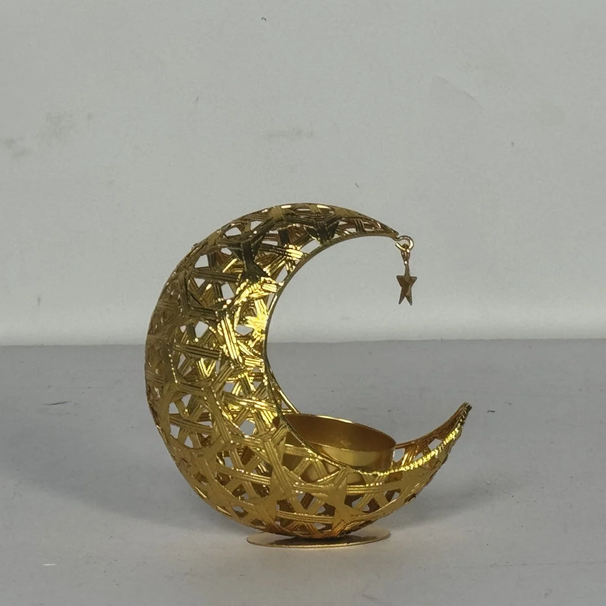 Hollow Moon Candle Holder – Iron Ramadan Decorative Accent (MAC379) - Image 11