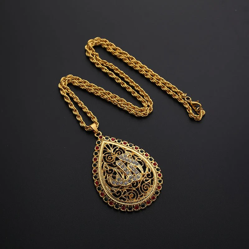 Intellectual And Elegant Ethnic Style Golden Pendant(MAC231)(WITH GIFT BOX) - Image 3