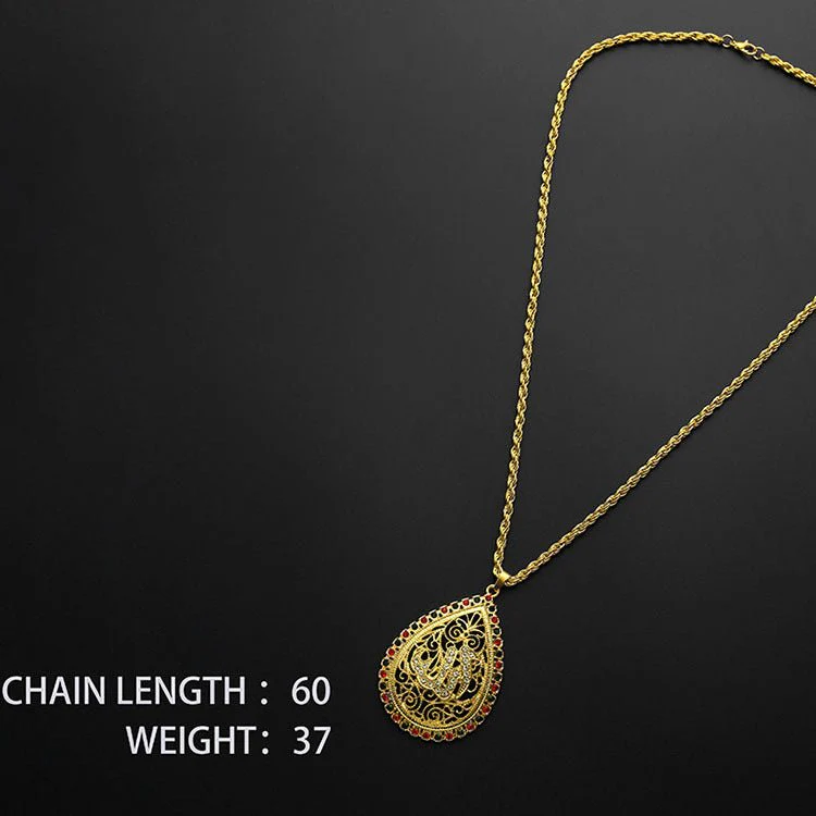 Intellectual And Elegant Ethnic Style Golden Pendant(MAC231)(WITH GIFT BOX) - Image 4