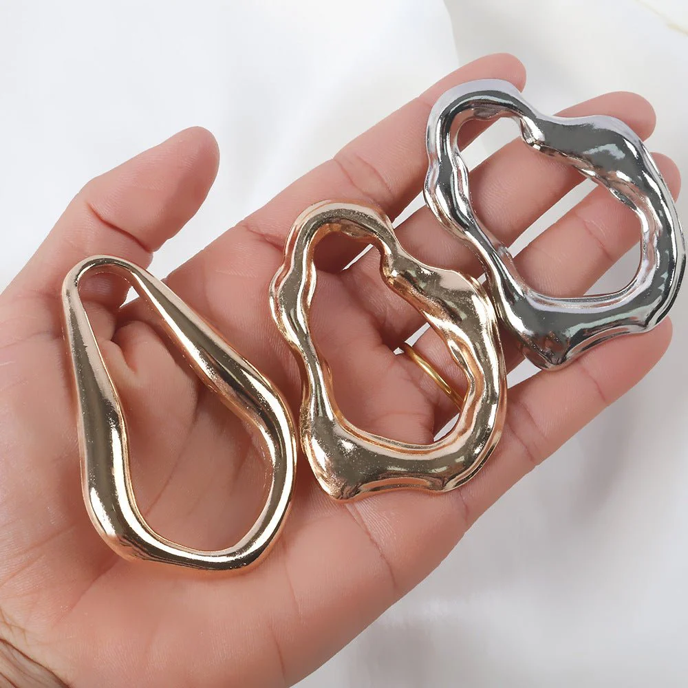 Irregular Metal Hijab Ring(MAC365) - Image 2