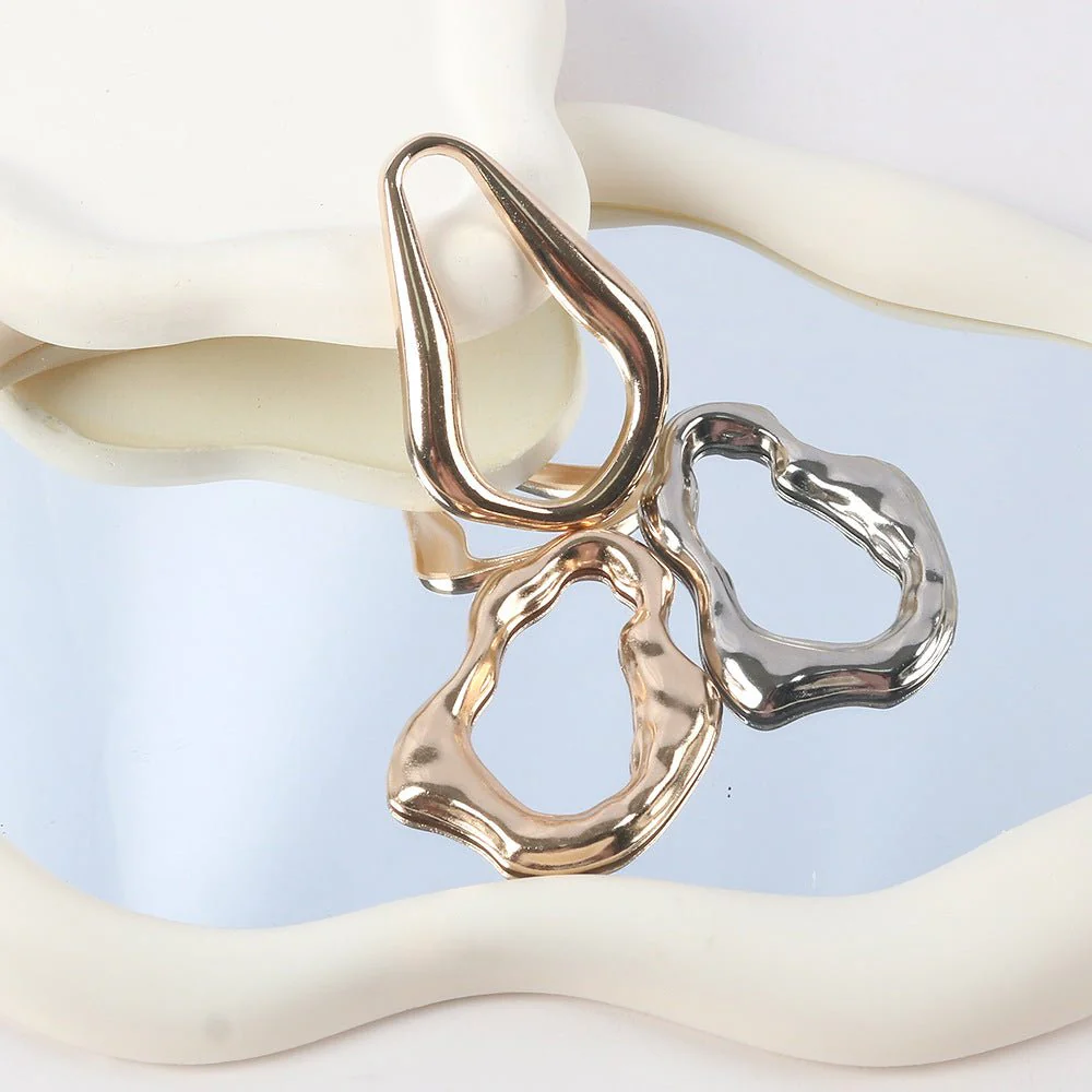 Irregular Metal Hijab Ring(MAC365) - Image 3
