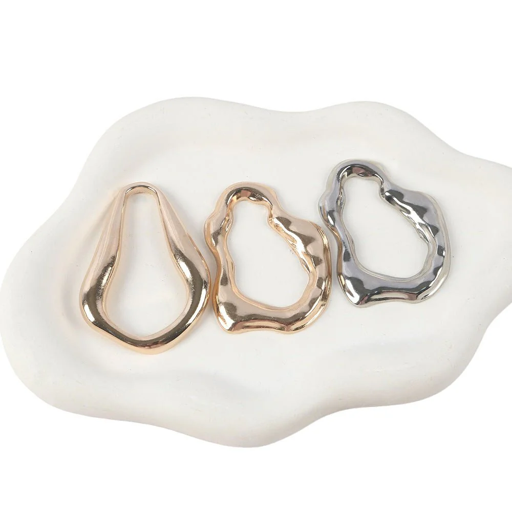 Irregular Metal Hijab Ring(MAC365) - Image 4