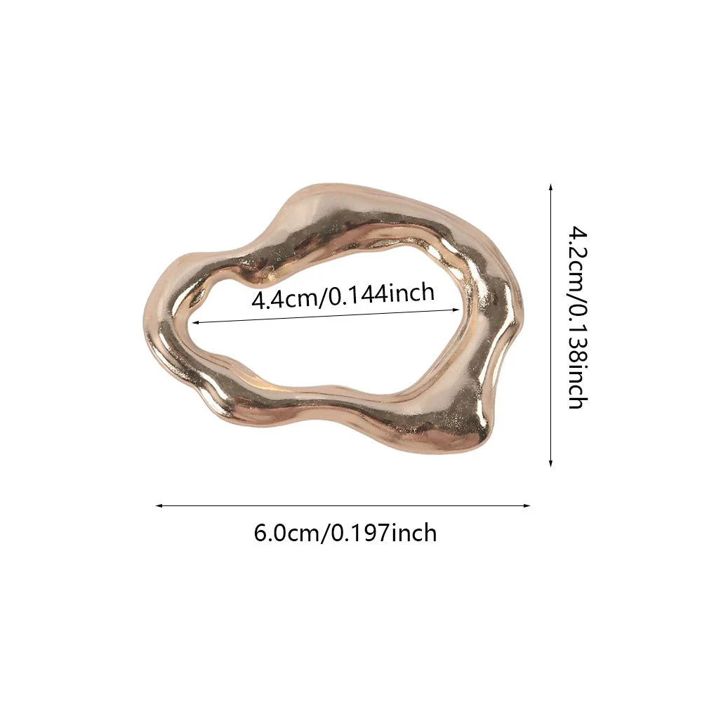 Irregular Metal Hijab Ring(MAC365) - Image 8