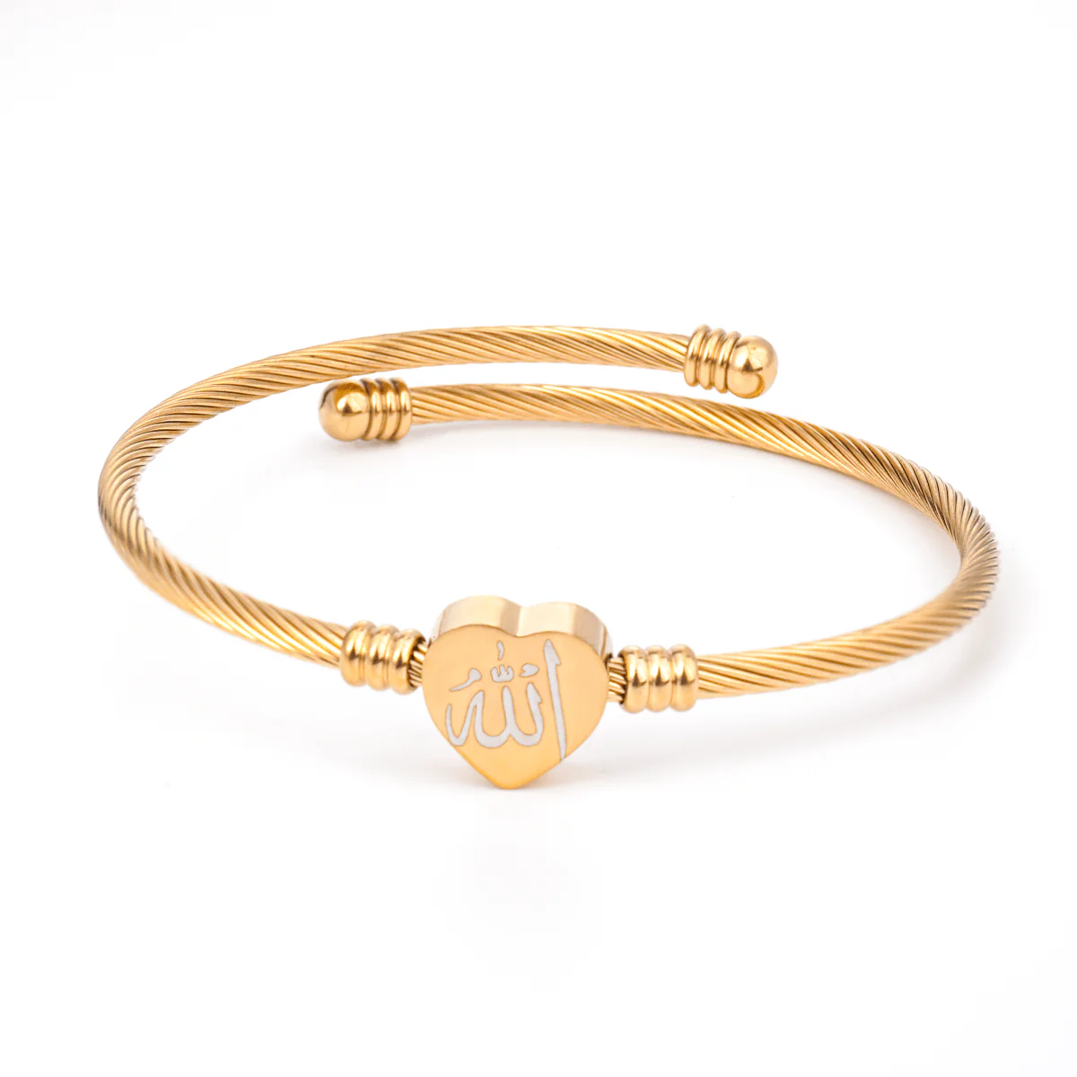 Islamic Allah Heart Bracelet Bracelet (MAC245) - Image 7