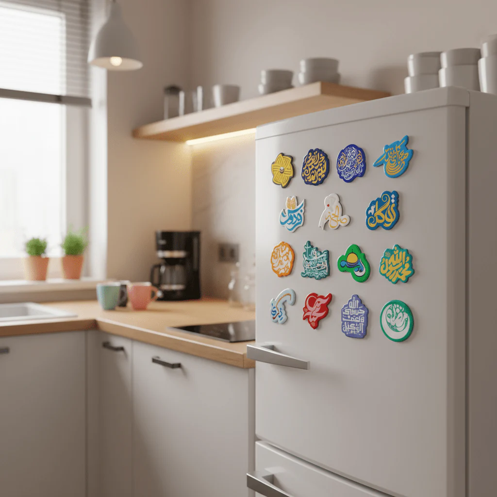Islamic Design Souvenir Refrigerator Magnet Set (MAC328) - Image 3