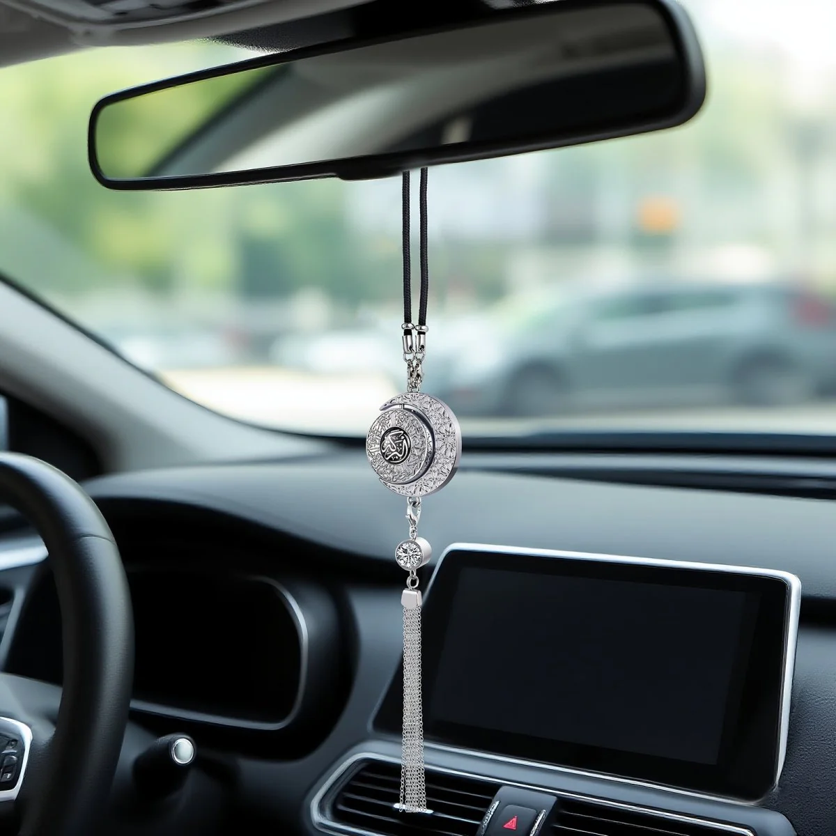 Islamic Hanging Car Accessory Made From Alloy | Quranic Ayat Car Hanging Ornament(MAC238)