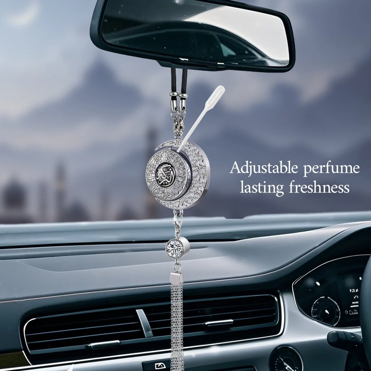 Islamic Hanging Car Accessory Made From Alloy | Quranic Ayat Car Hanging Ornament(MAC238) - Image 3