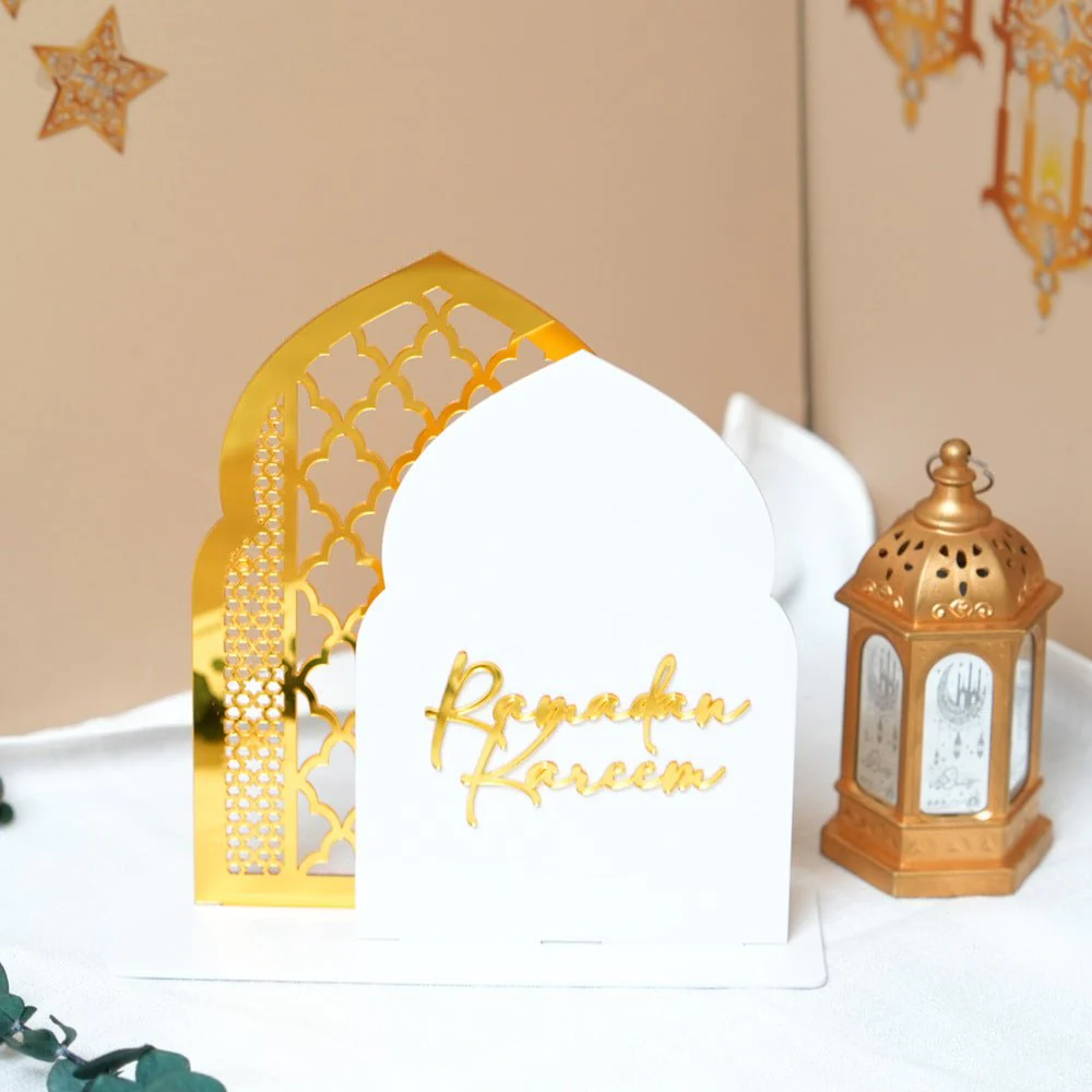 Islamic Hollow Pattern Acrylic Tabletop Decor (MAC404) - Image 15