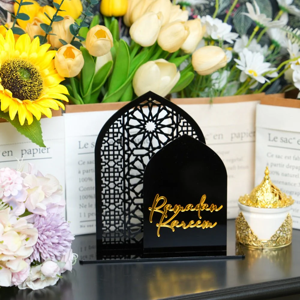 Islamic Hollow Pattern Acrylic Tabletop Decor (MAC404) - Image 2