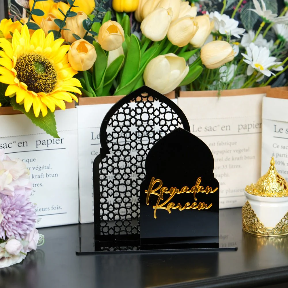 Islamic Hollow Pattern Acrylic Tabletop Decor (MAC404) - Image 3