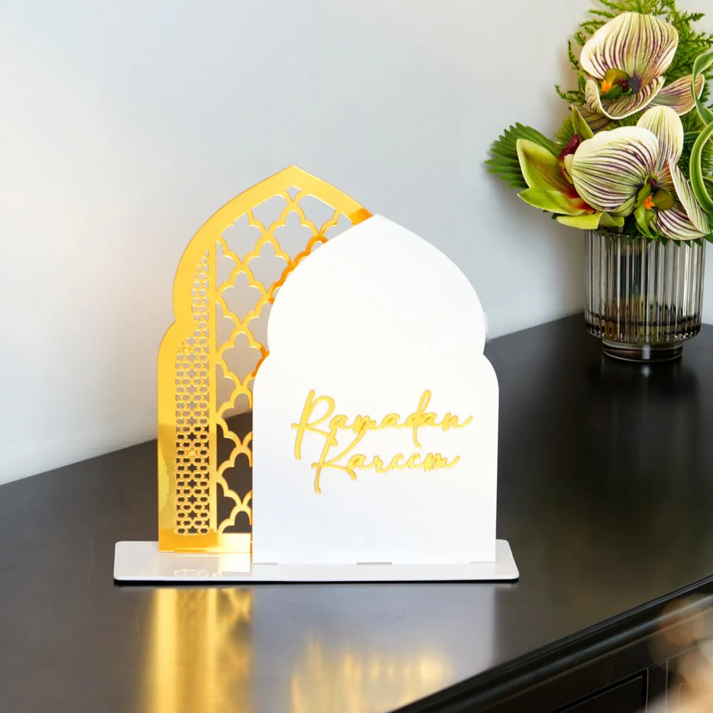Islamic Hollow Pattern Acrylic Tabletop Decor (MAC404) - Image 4